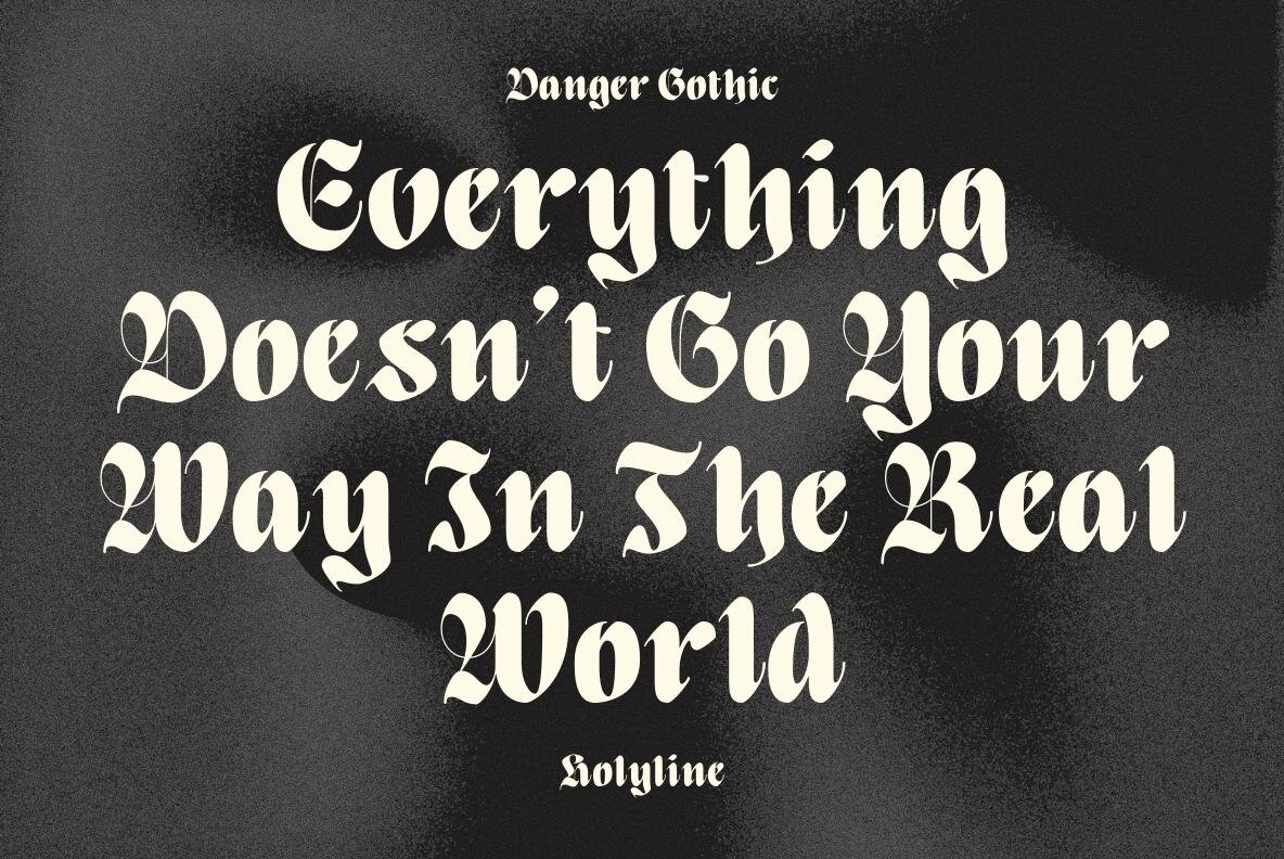 Danger Gothic 11