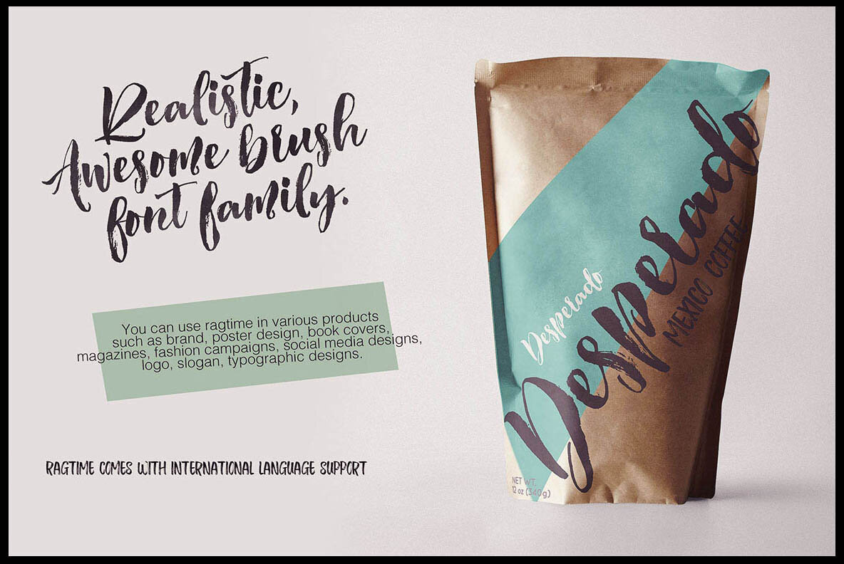 Ragtime Brush Font Duo 2
