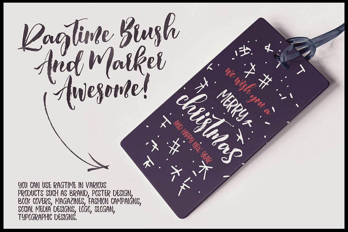 Ragtime Brush Font Duo 3