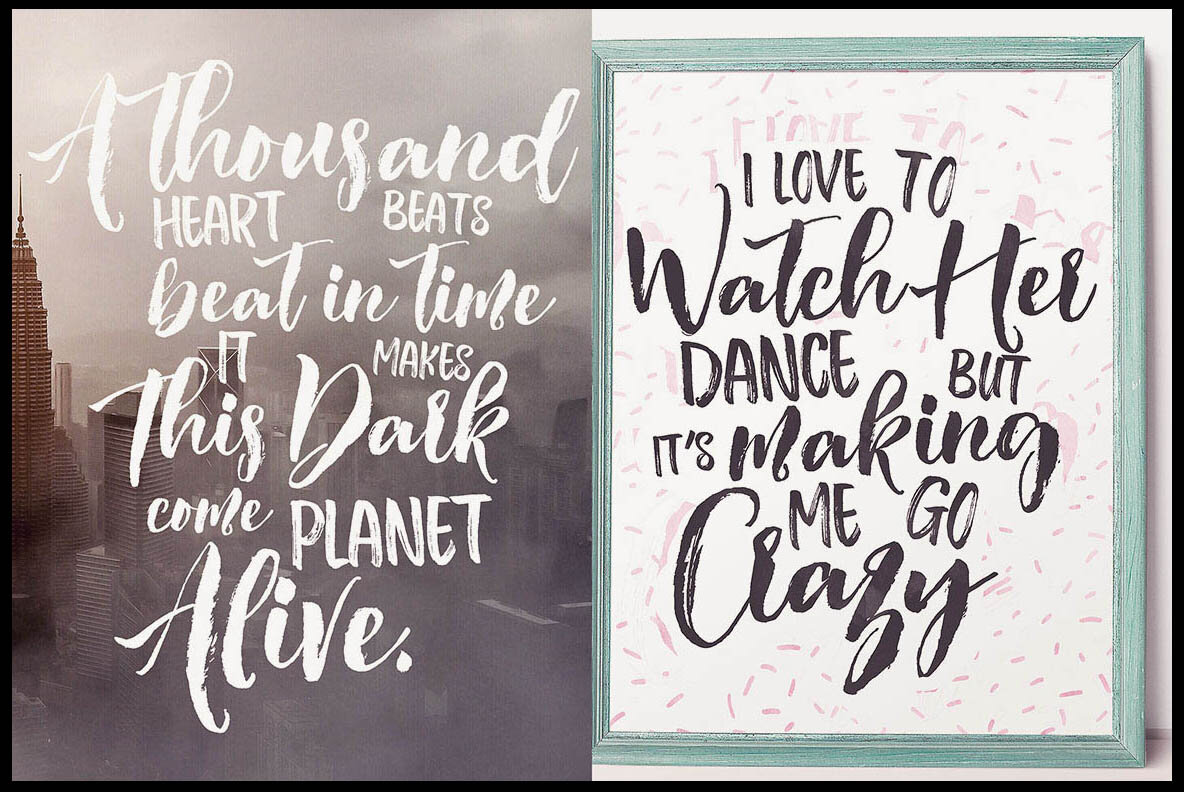 Ragtime Brush Font Duo 9