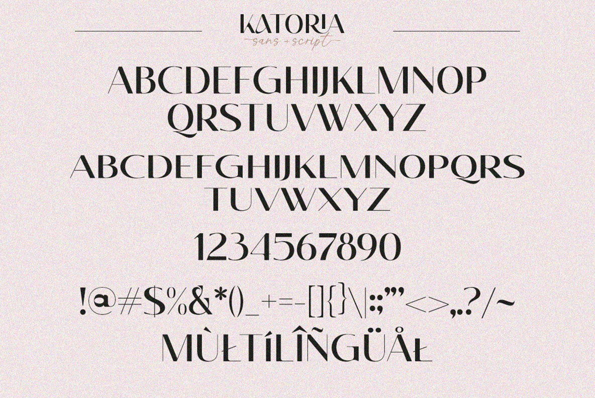 Katoria Font Duo 11