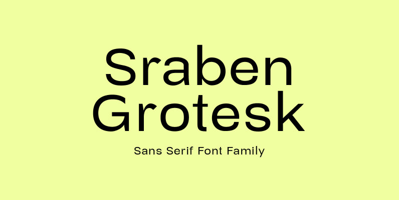 Sraben Grotesk