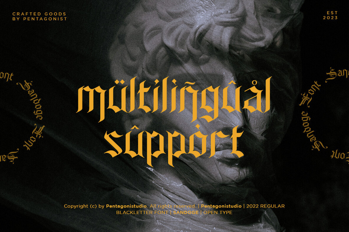 Sandoge Blackletter 2