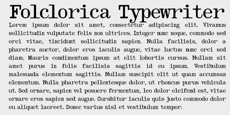 Folclorica Typewriter