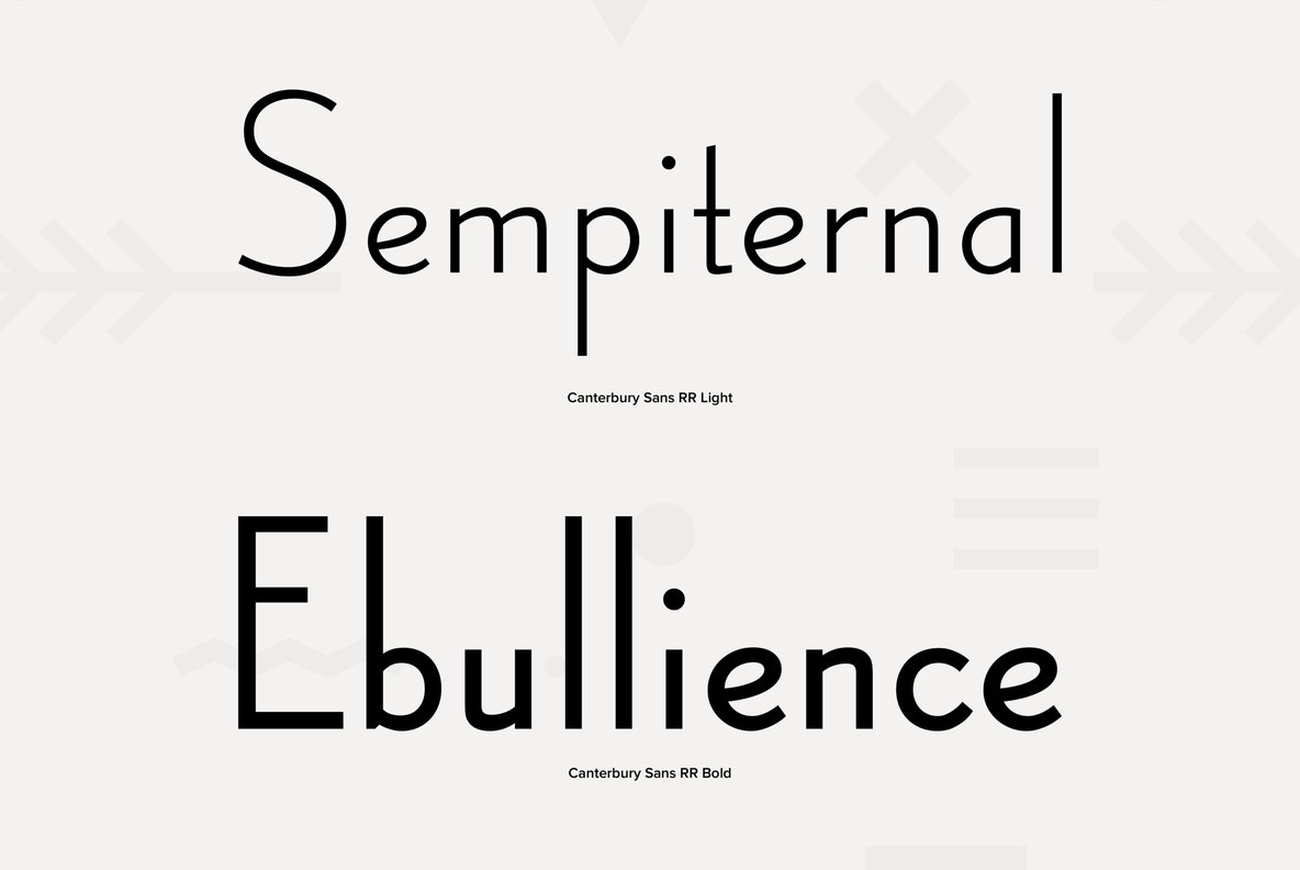 Canterbury Sans Canterbury Sans