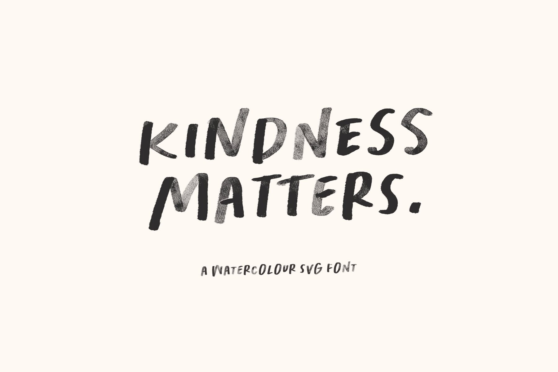 Kindness Matters SVG Font 1