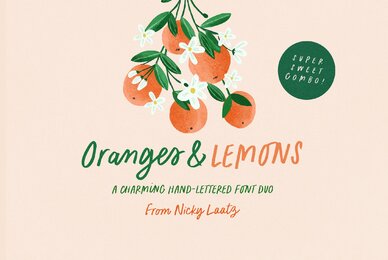 Oranges and Lemons Font Duo
