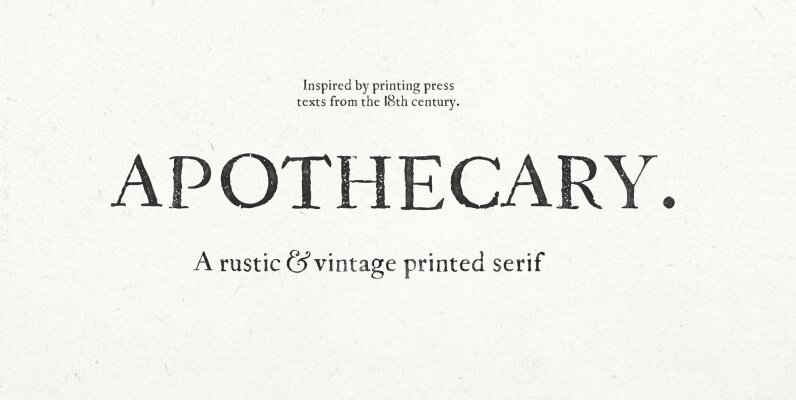 Apothecary Serif