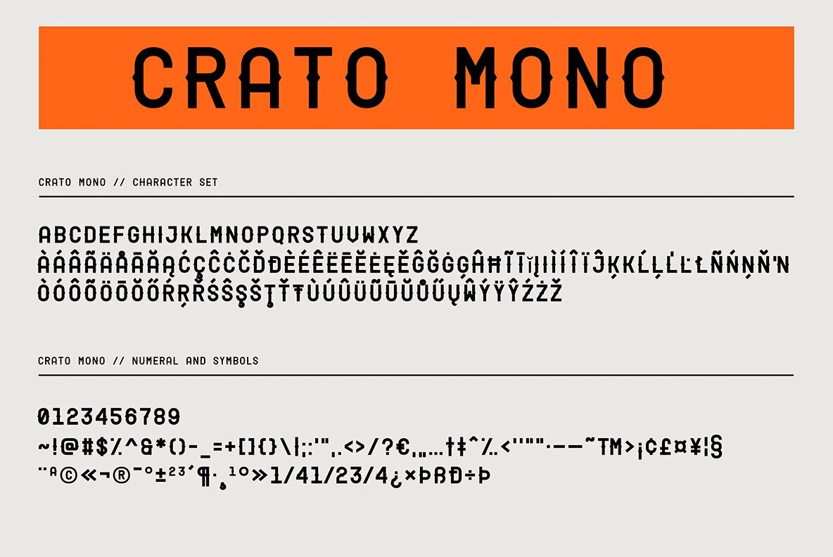 Crato Mono 9