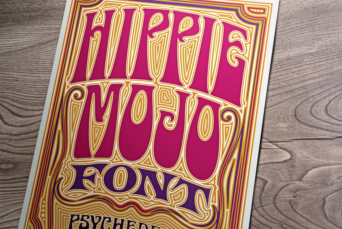 Hippie Mojo Font 6