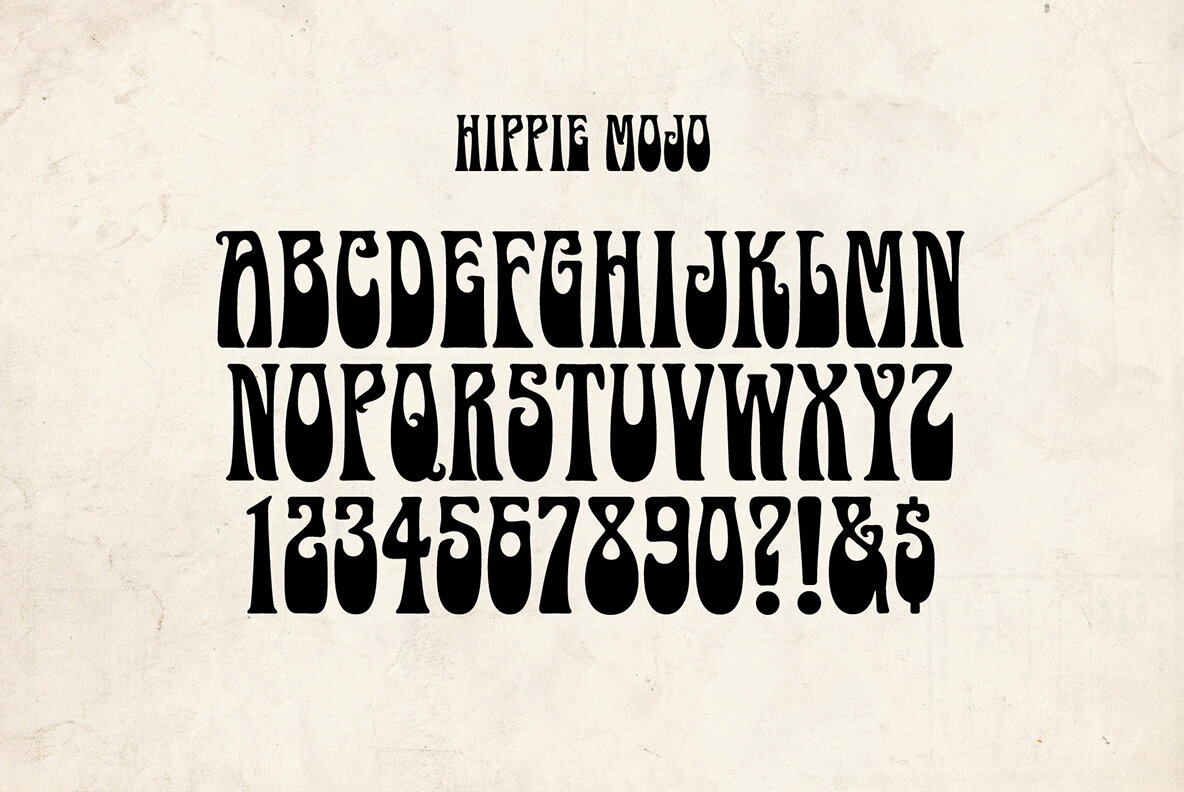 Hippie Mojo Font 7
