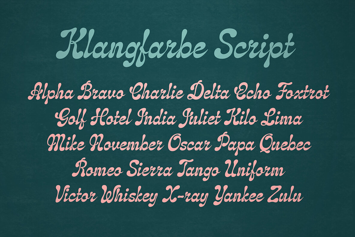 Klangfarbe Script 3