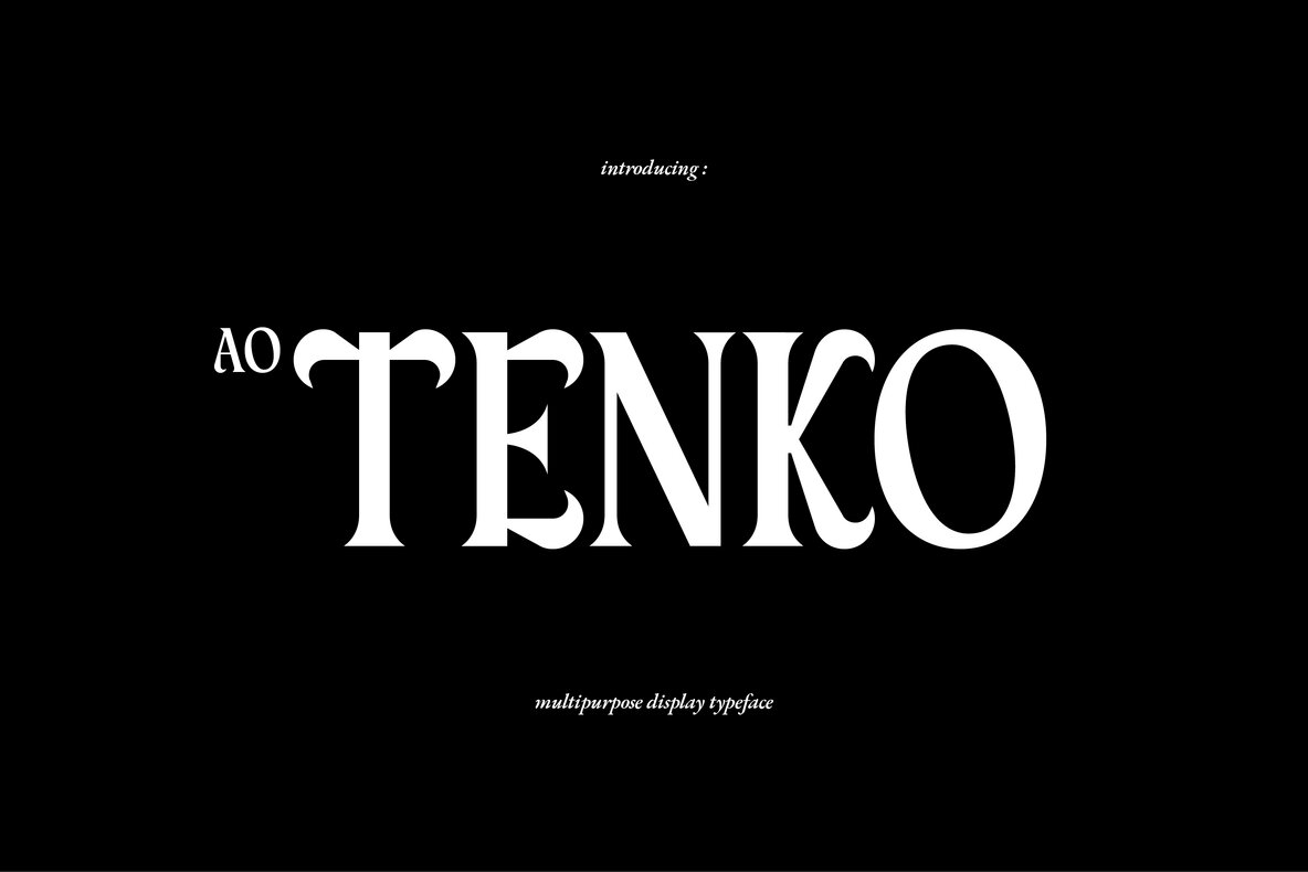 AO Tenko Font
