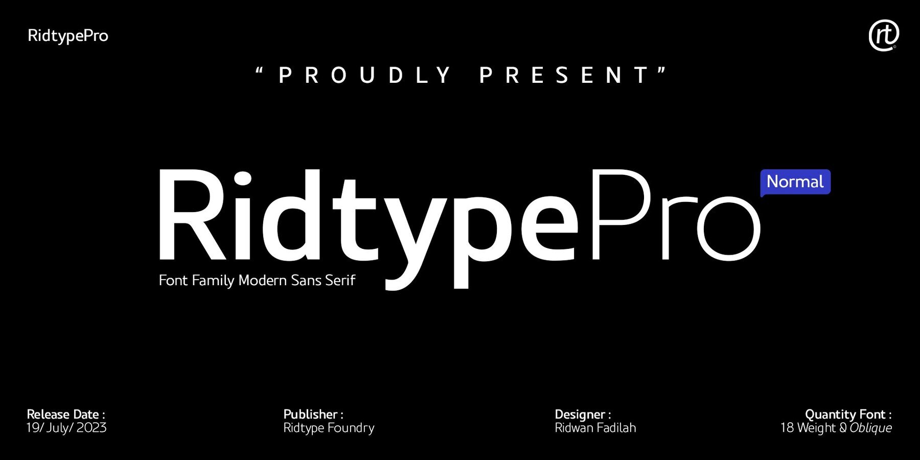 Ridtype Pro 1