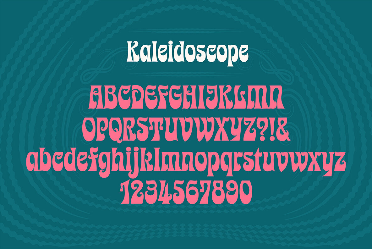 Kaleidoscope Font 3