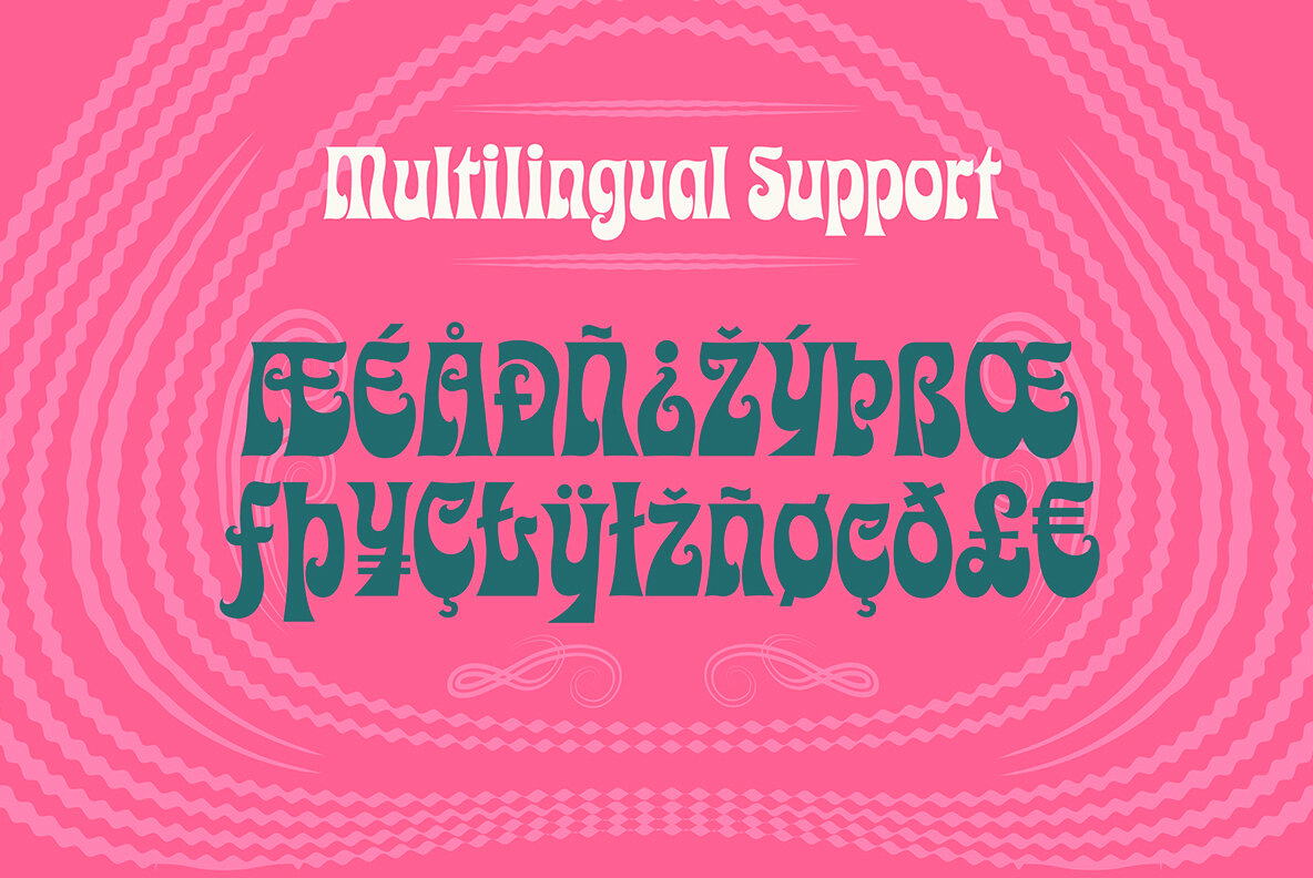 Kaleidoscope Font 6