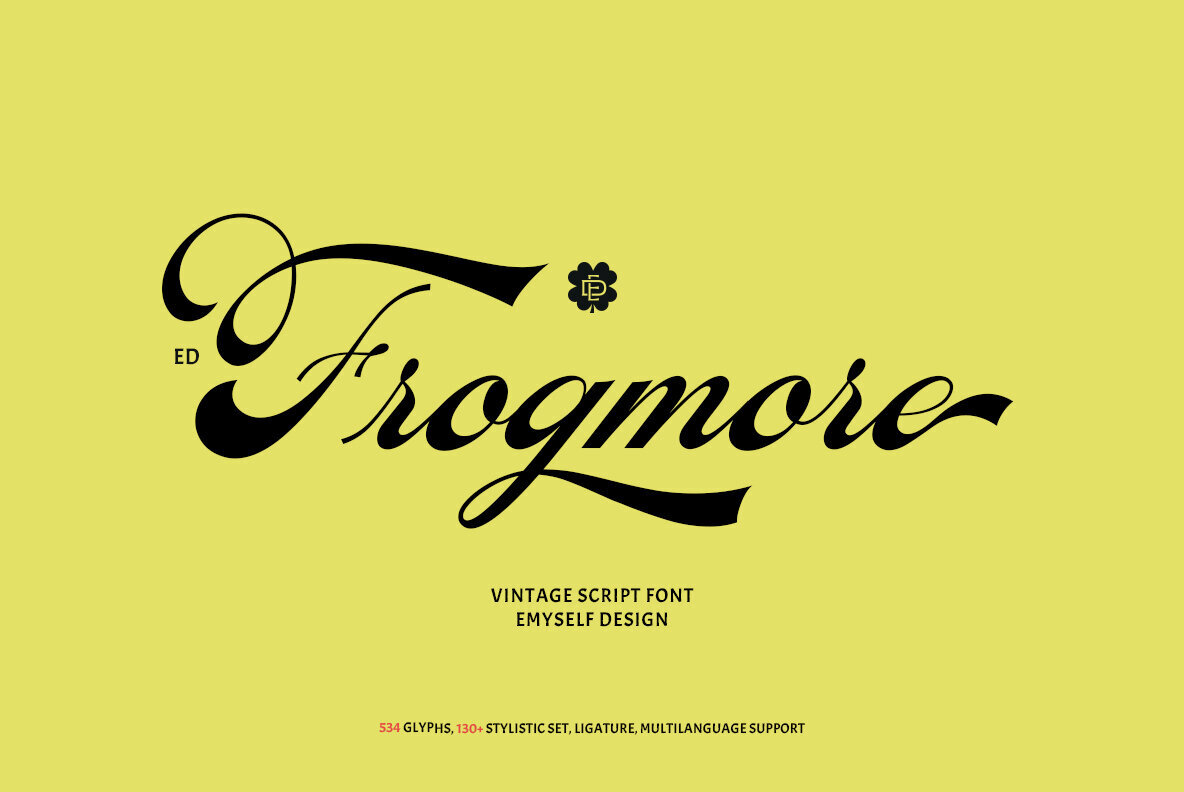 ED Frogmore Font