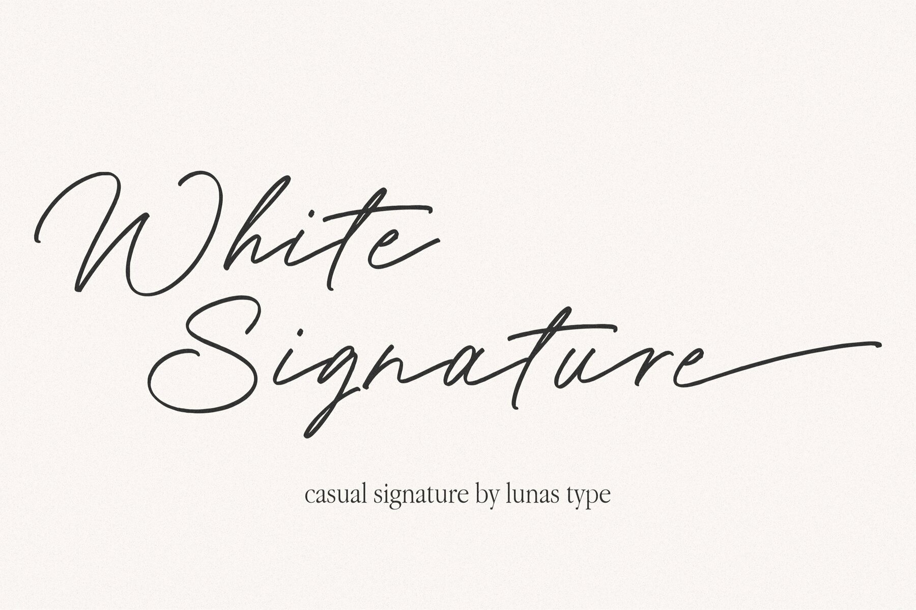 White Signature 1