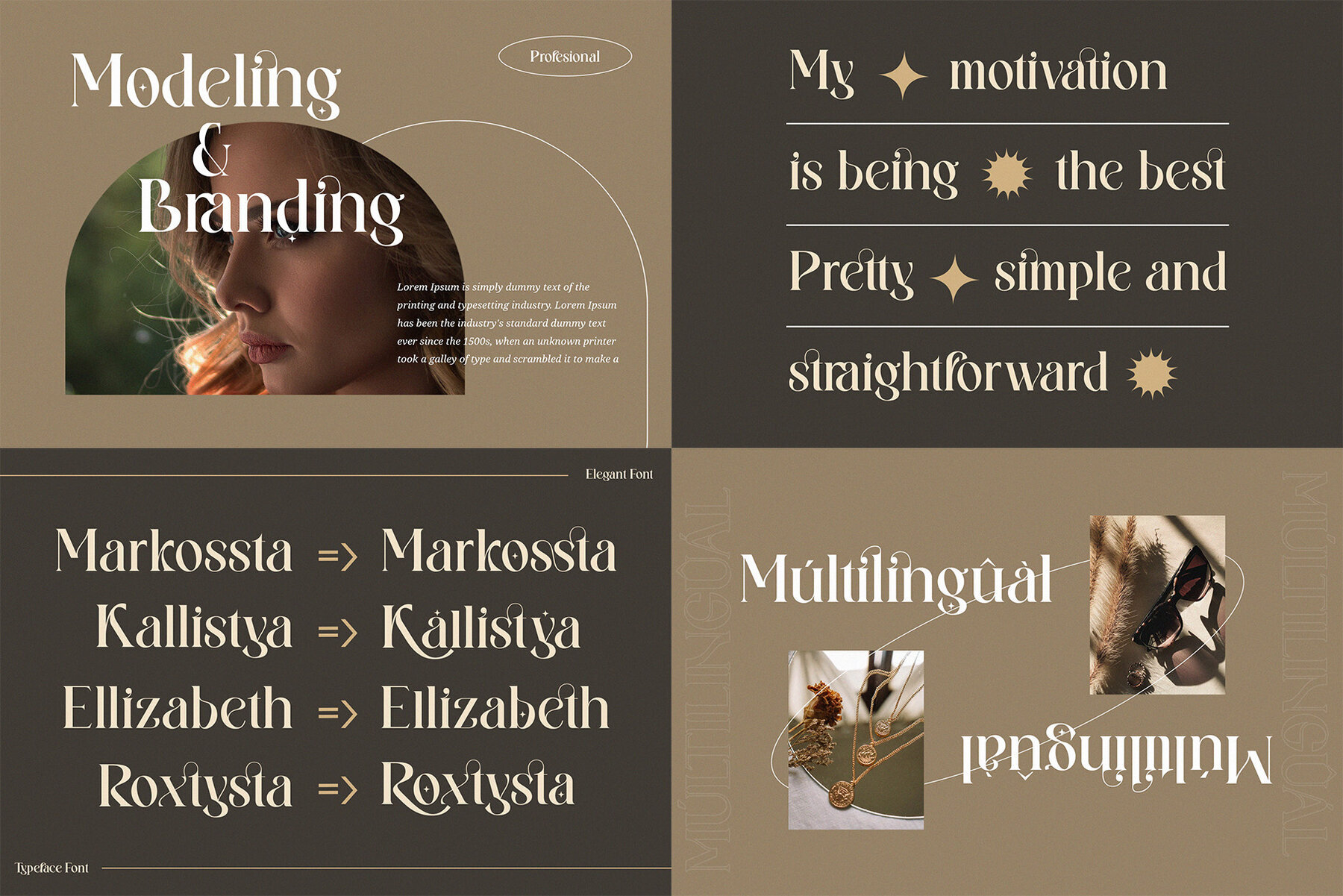 Ligature Serif Font Bundle 3