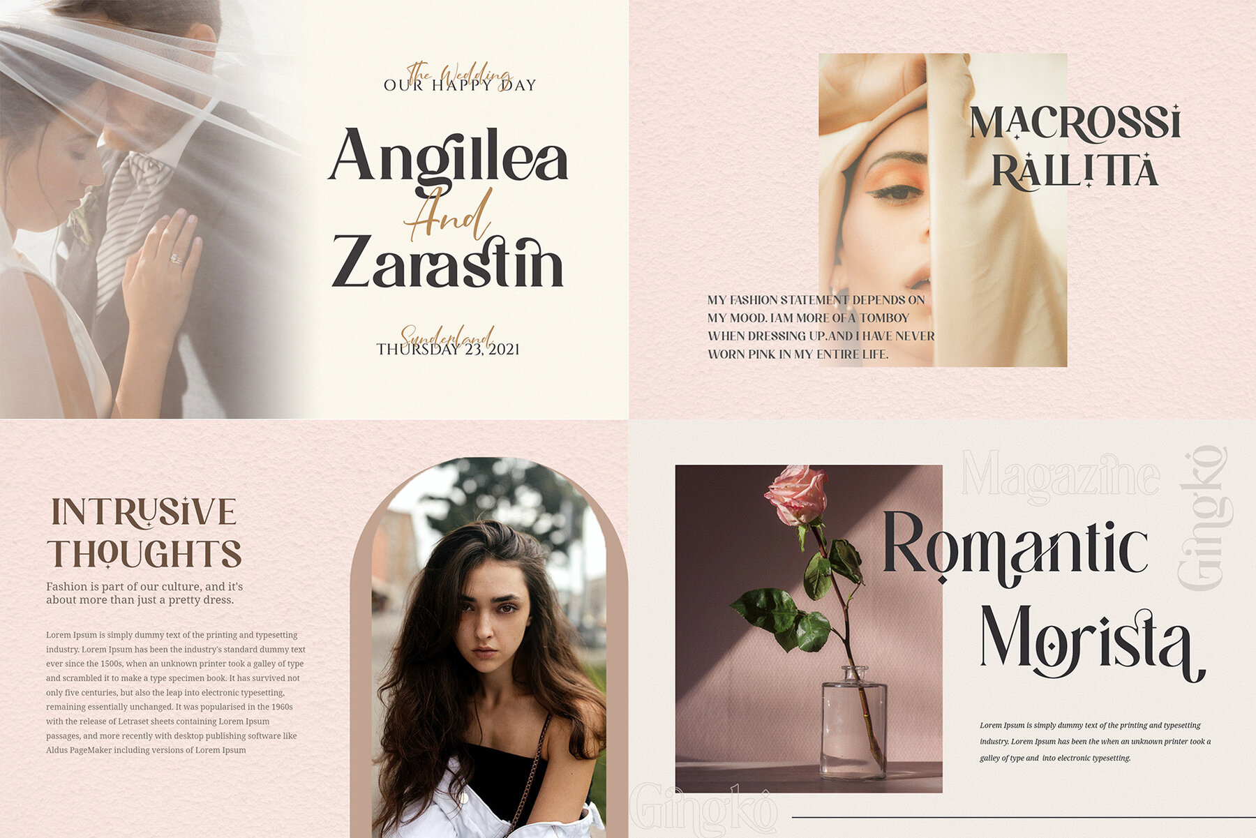 Ligature Serif Font Bundle 8
