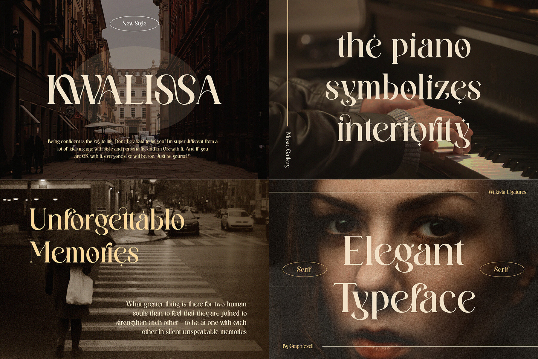Ligature Serif Font Bundle 10