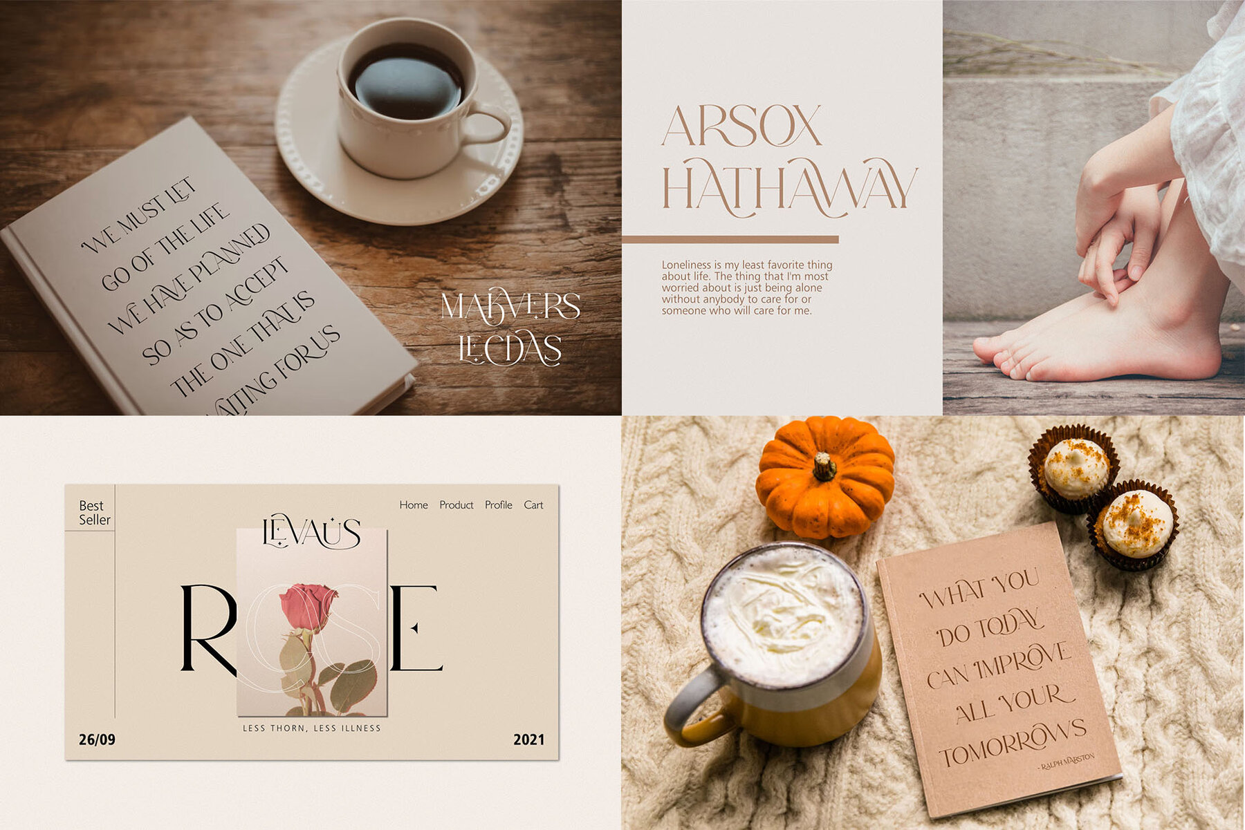 Ligature Serif Font Bundle 15