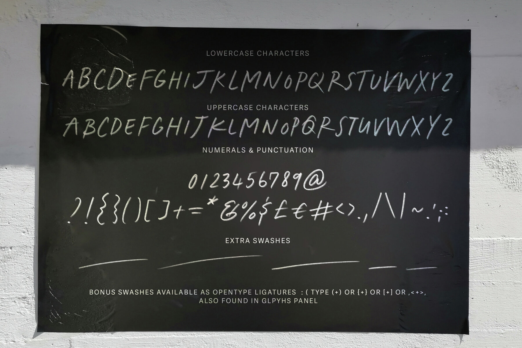 Mark My Words SVG Font 7