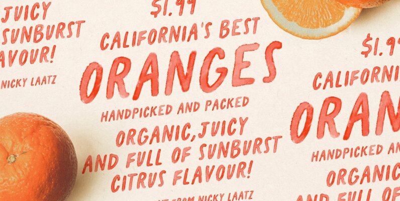 California Oranges SVG
