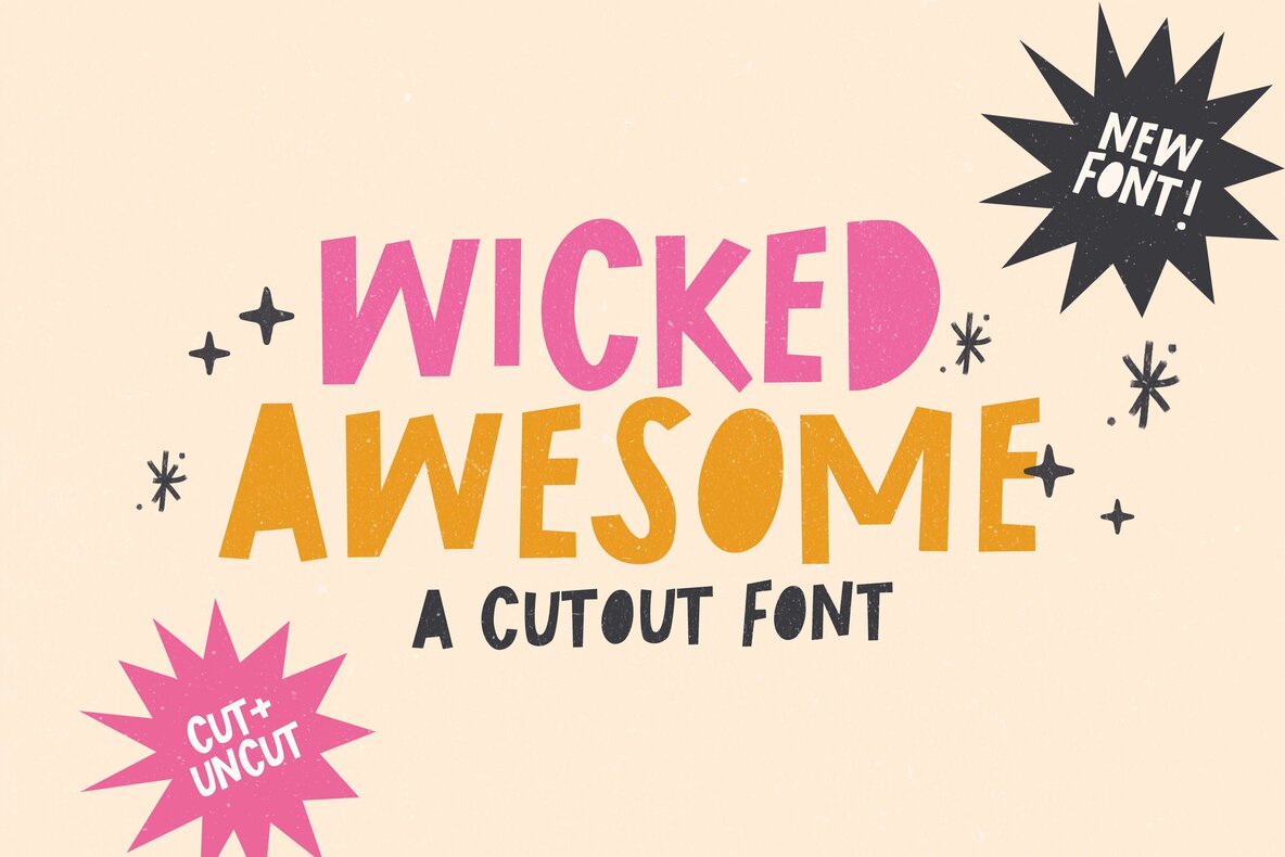Wicked Awesome Font
