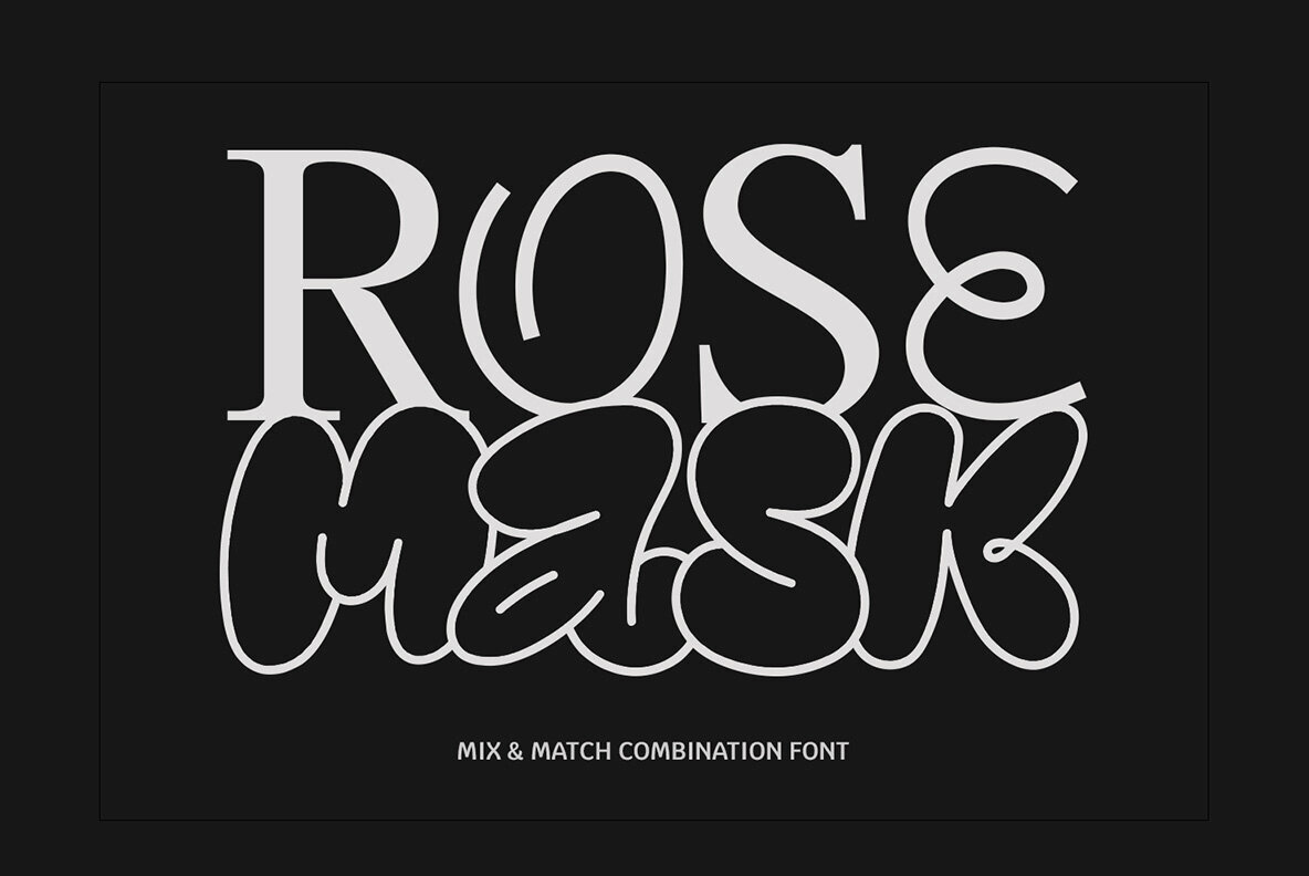 Rose Mask Font