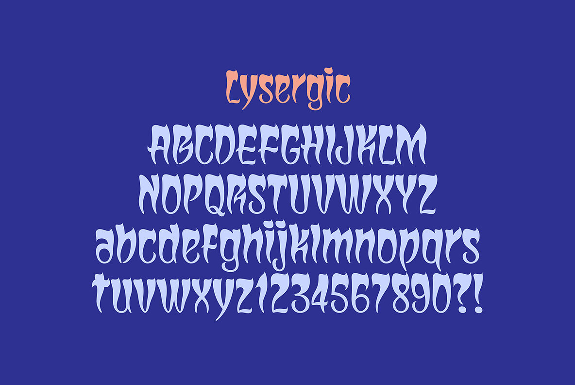 Lysergic Font 4