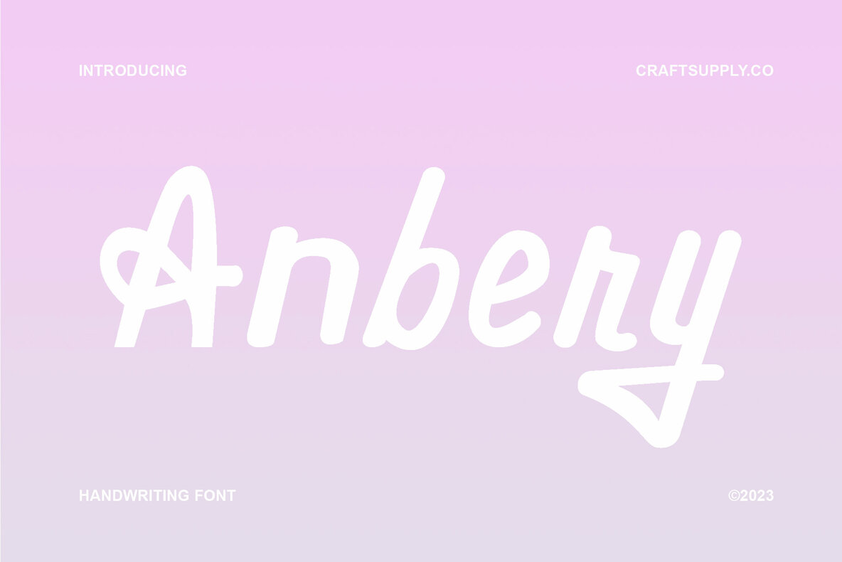 Anbery Font