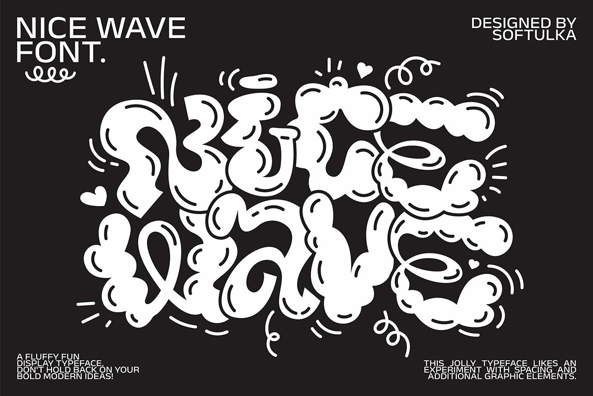 Nice Wave Font