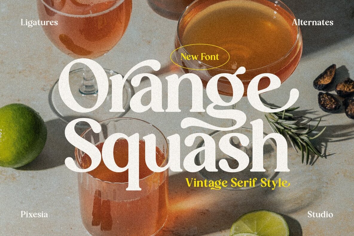 Orange Squash Font