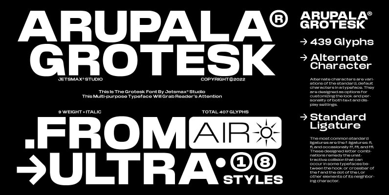 Arupala Grotesk