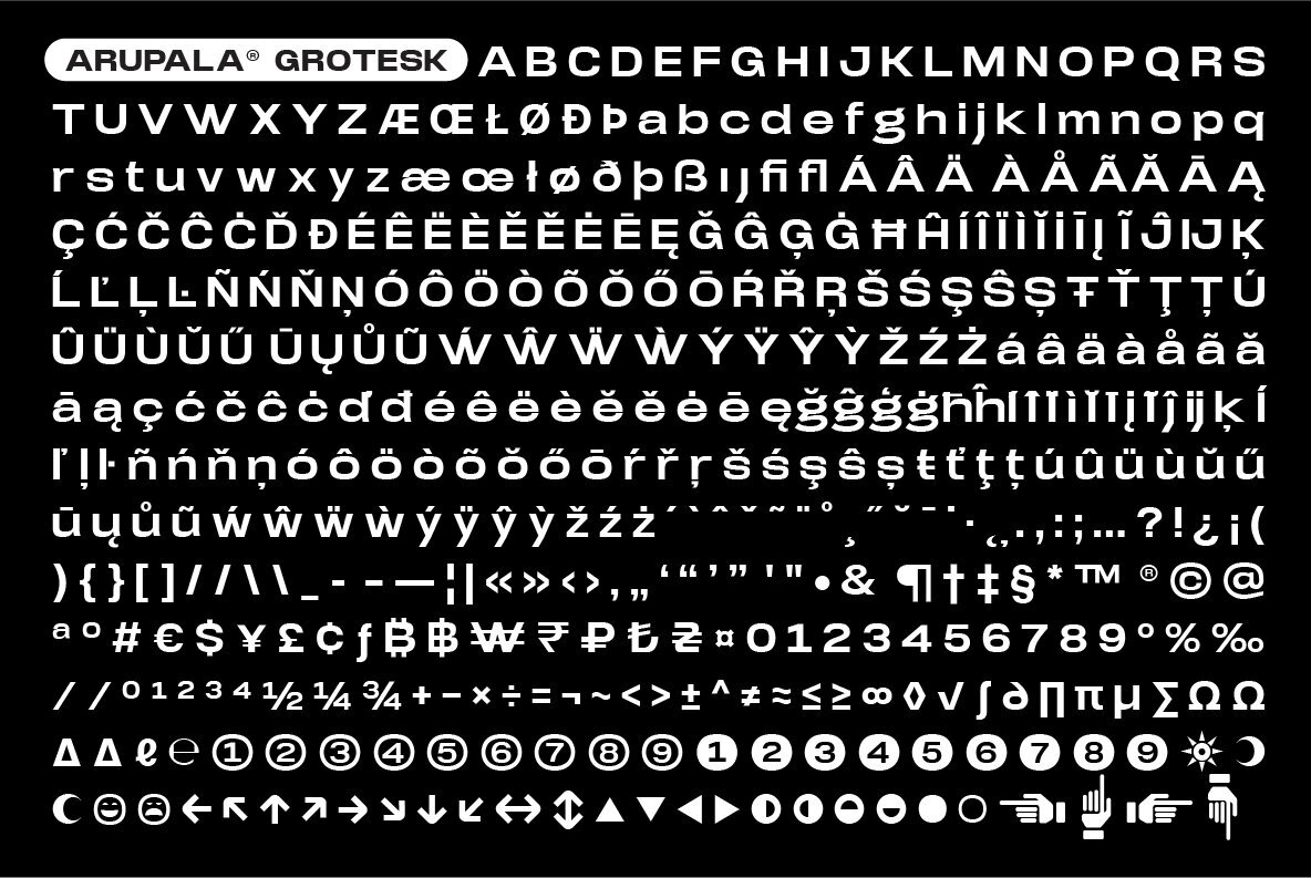 Arupala Grotesk 6