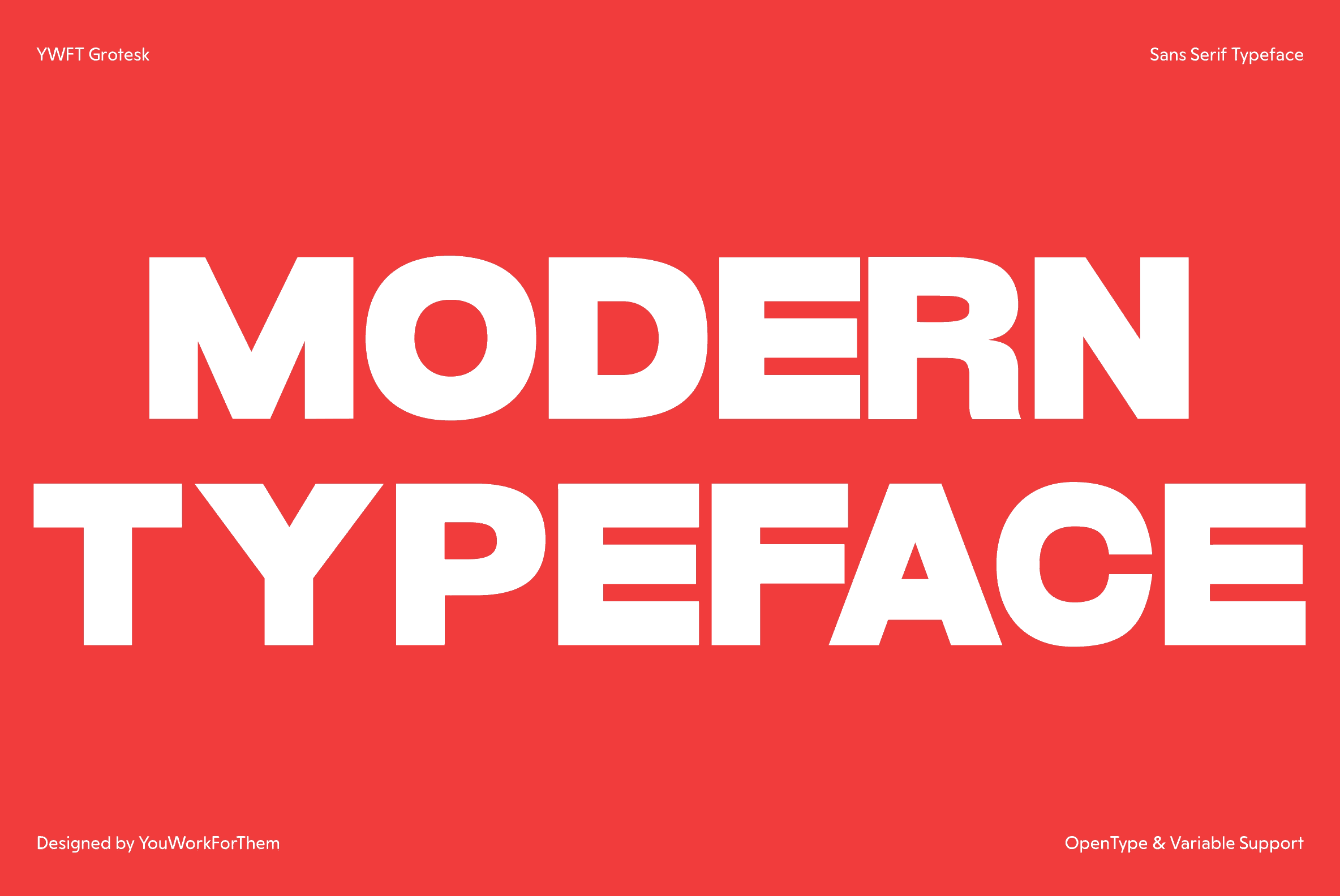 YWFT Grotesk 15