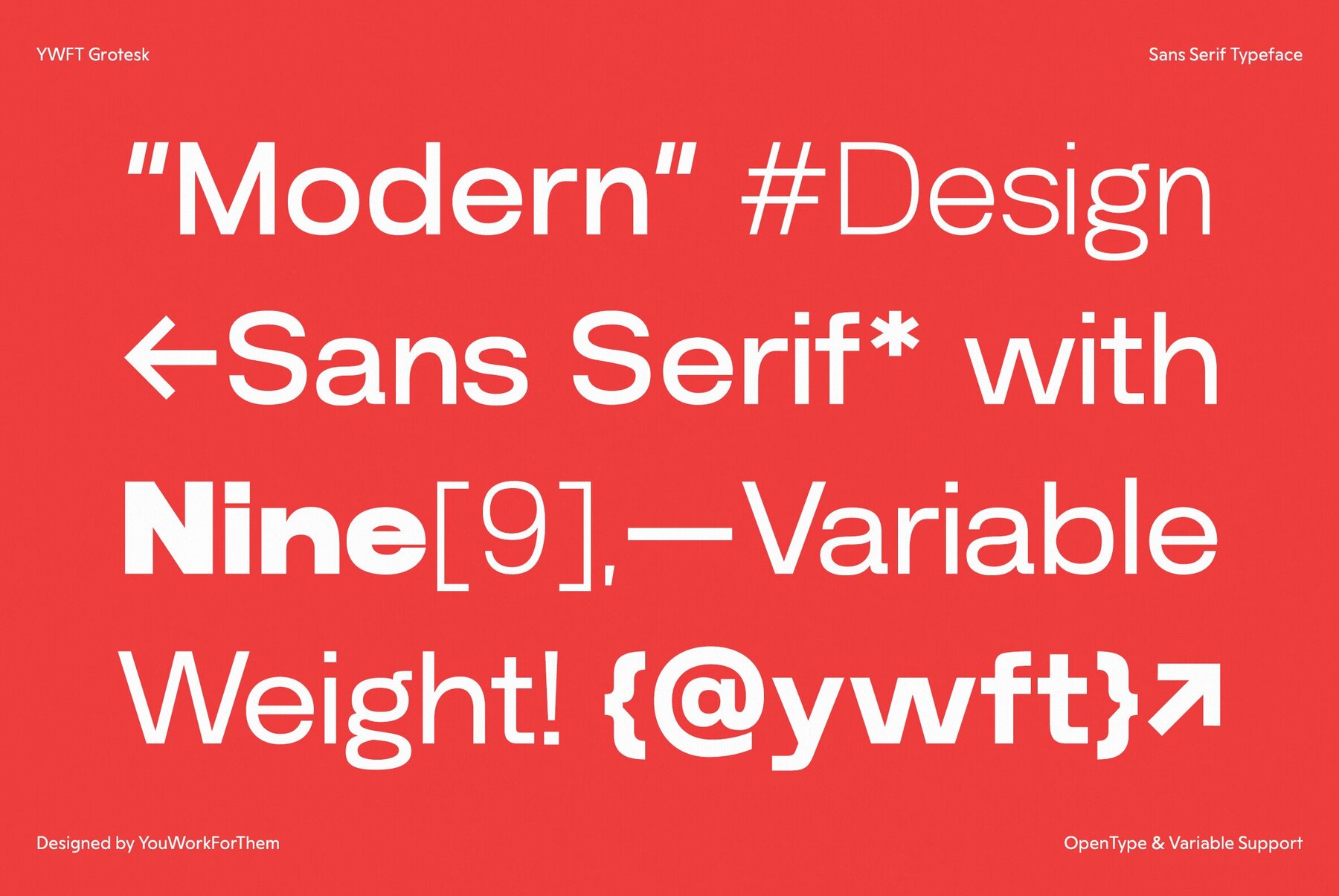 YWFT Grotesk 5