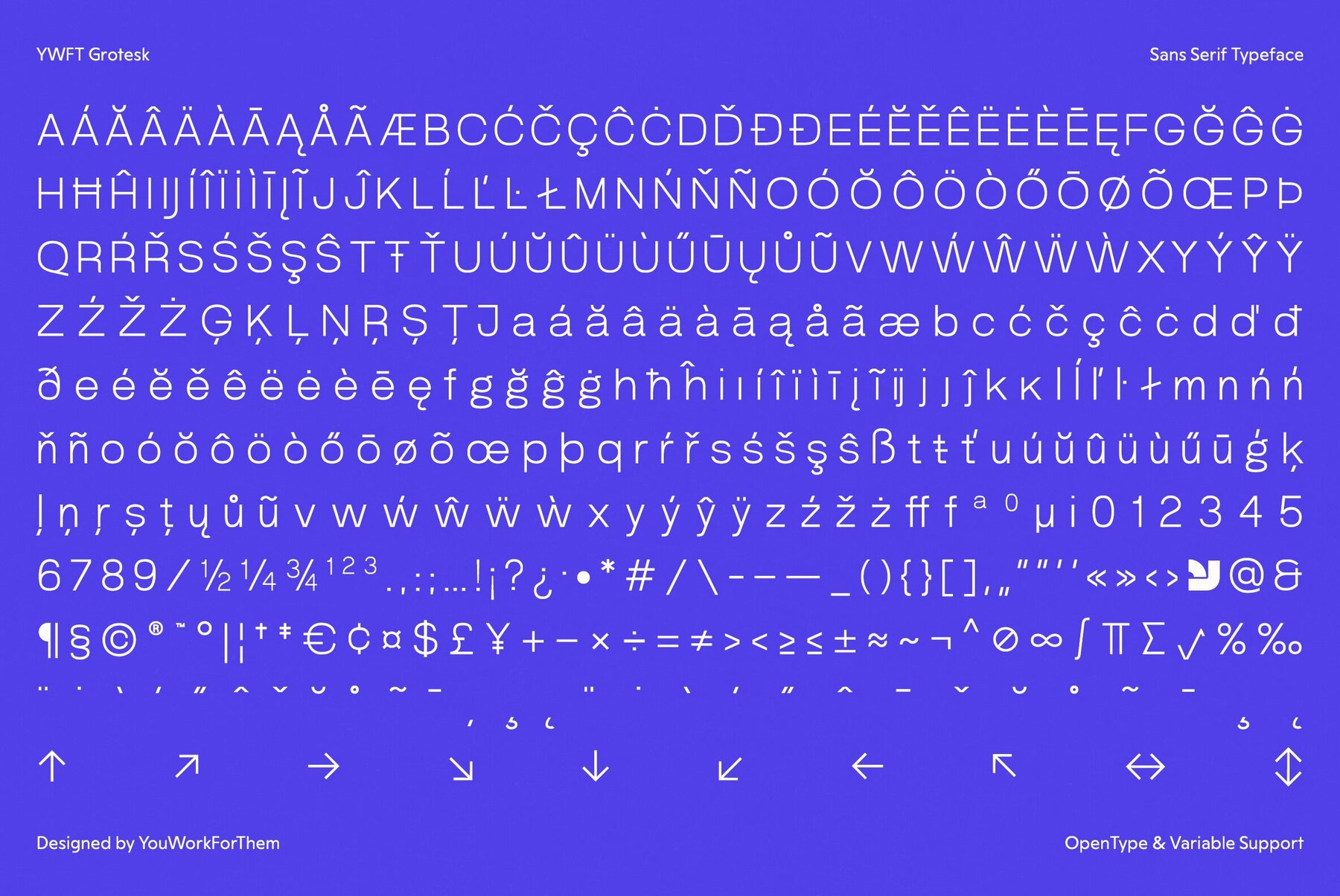 YWFT Grotesk 7