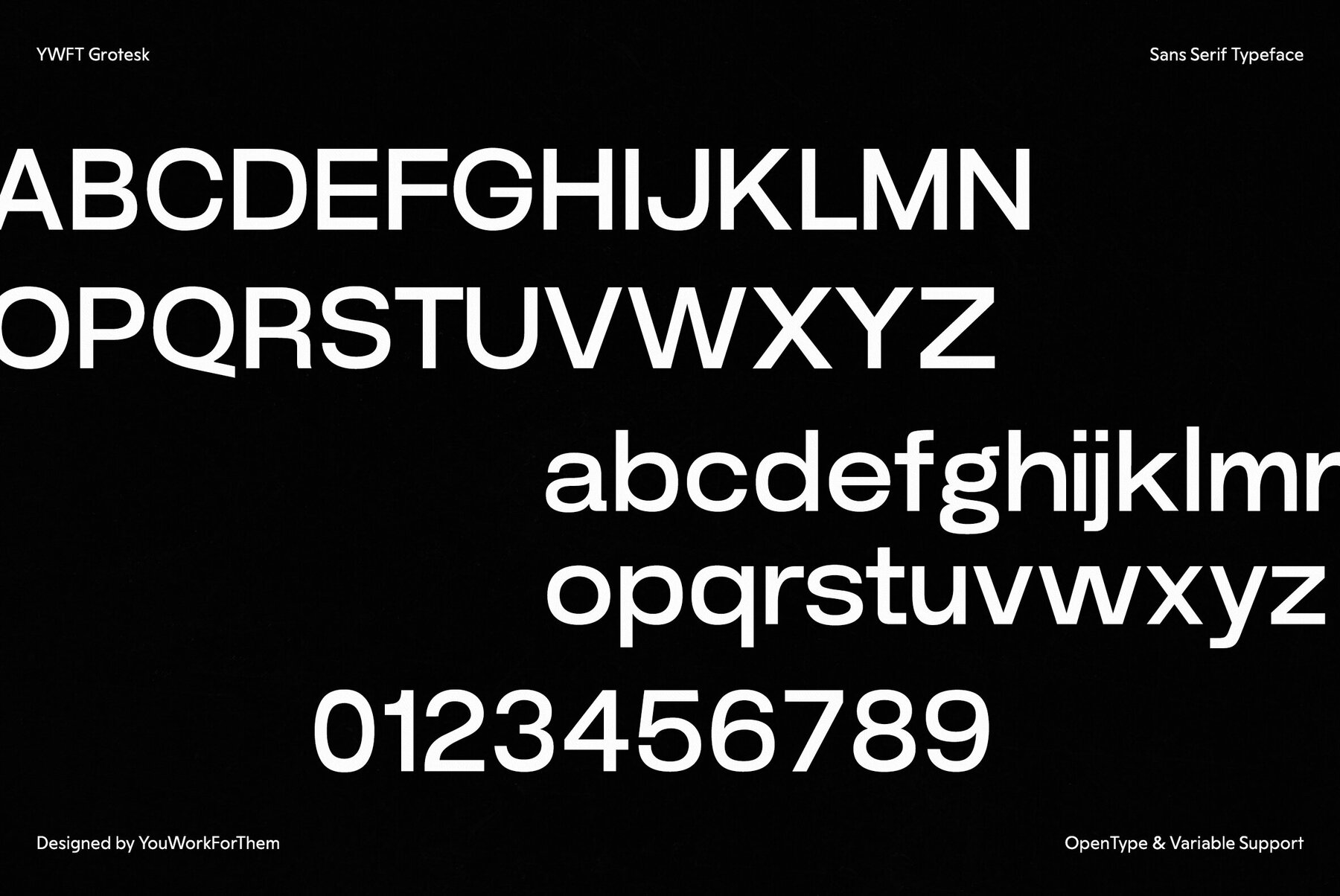 YWFT Grotesk 9