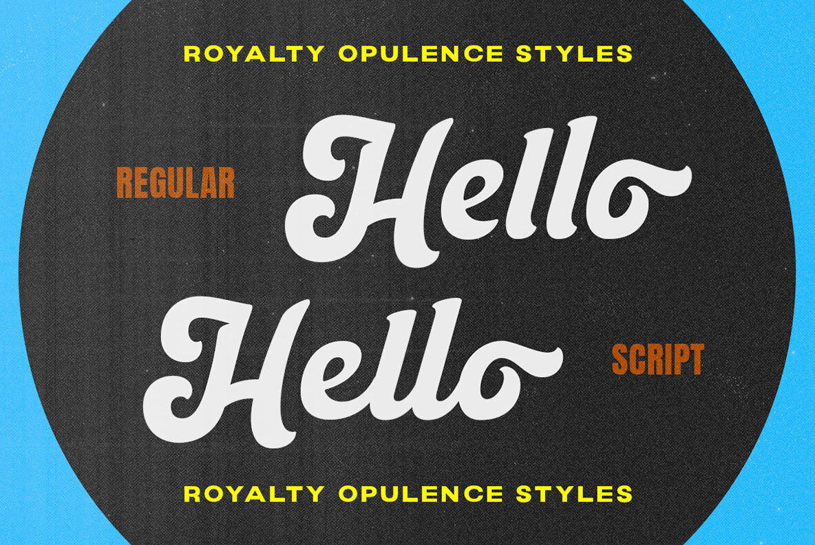 Royalti Opulance Catchy Font Duo 3