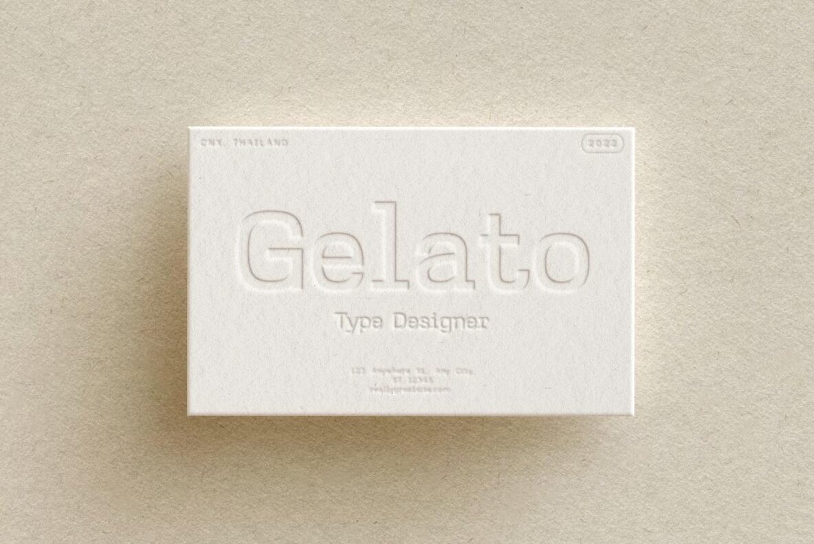 Gelato Typewriter 6