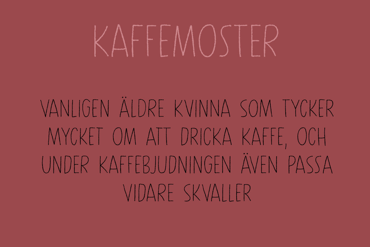 Kaffemoster 3