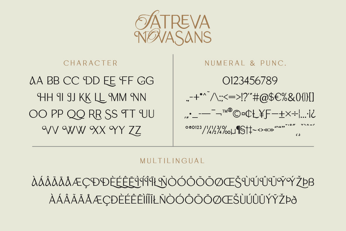 Satreva Nova Sans 8