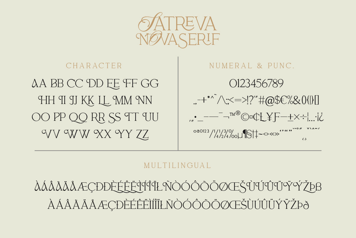 Satreva Nova Serif 8
