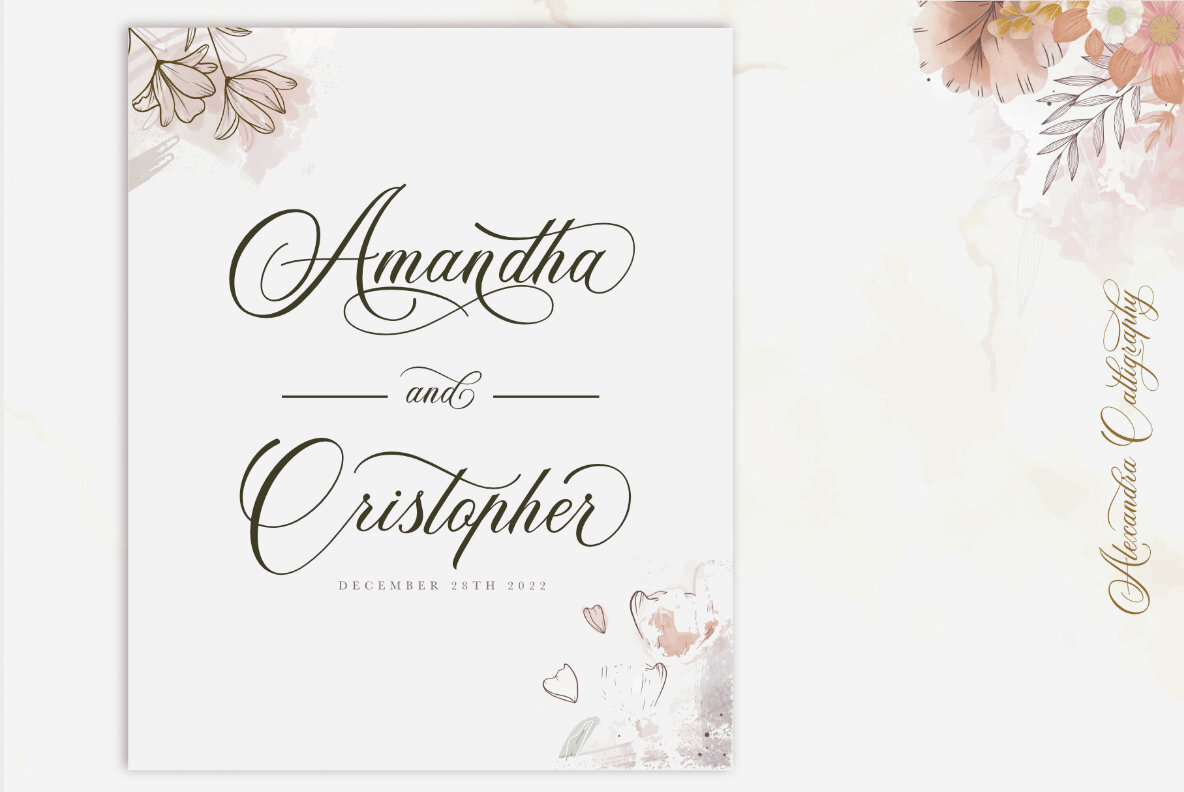 Alexandra Calligraphy 4