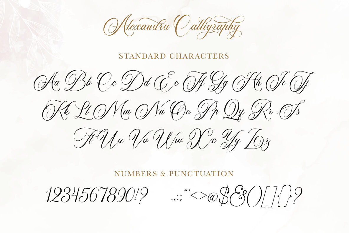Alexandra Calligraphy 7