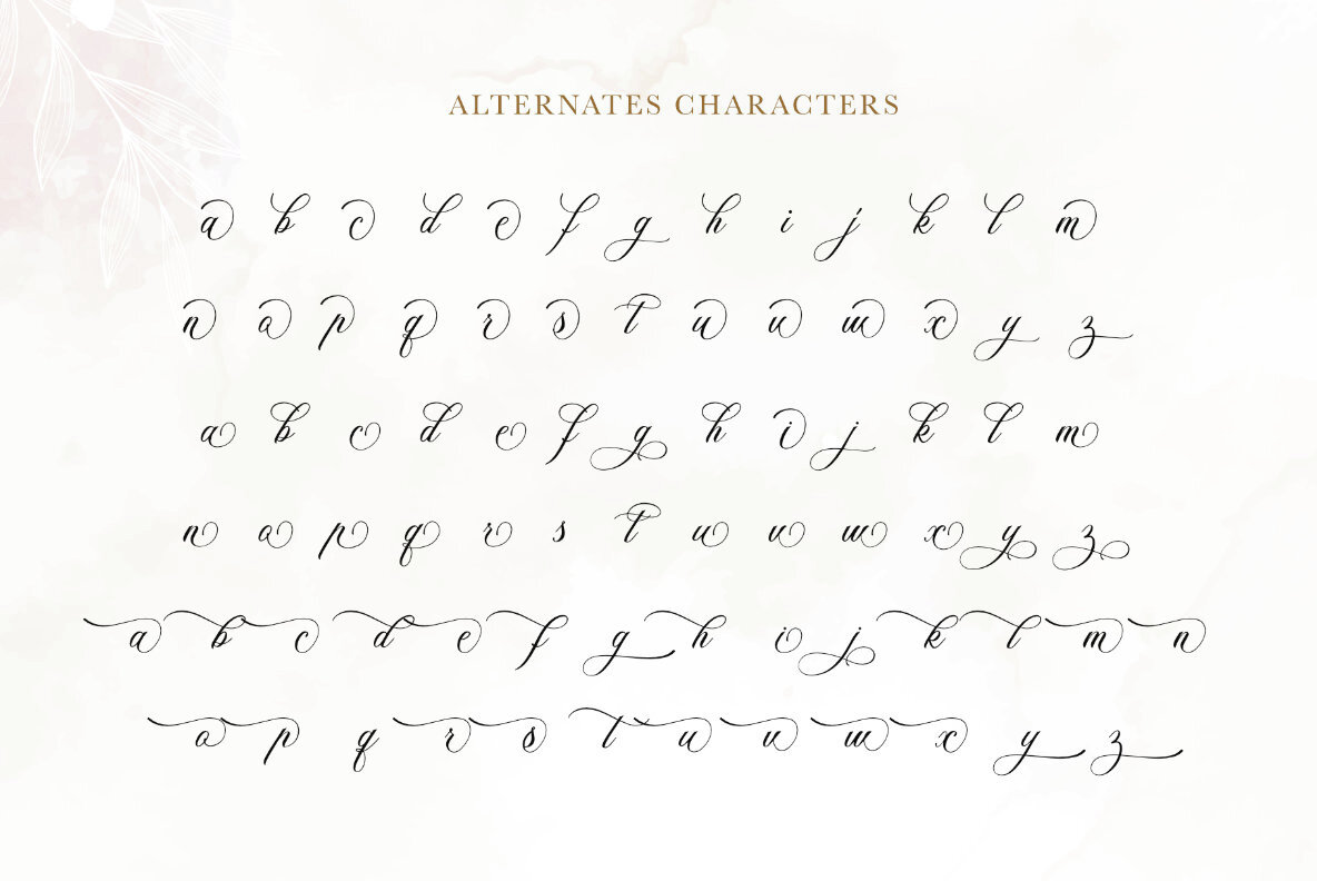 Alexandra Calligraphy 8