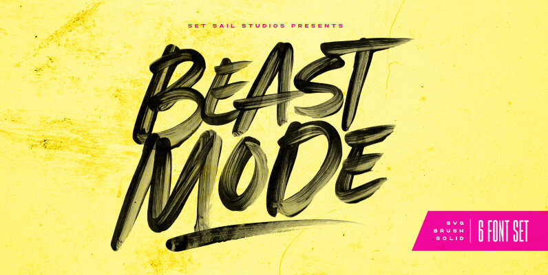 Beast Mode SVG Font