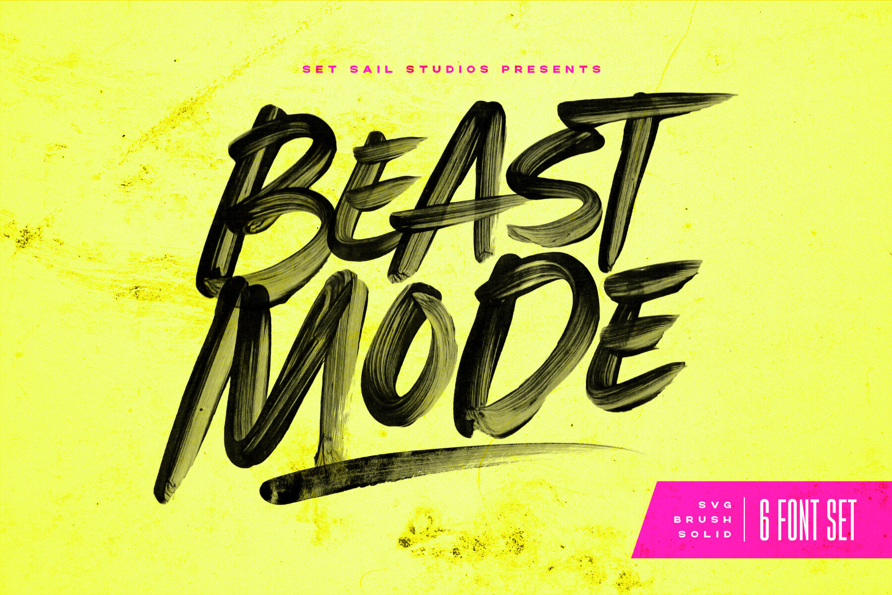 Beast Mode SVG Font 1